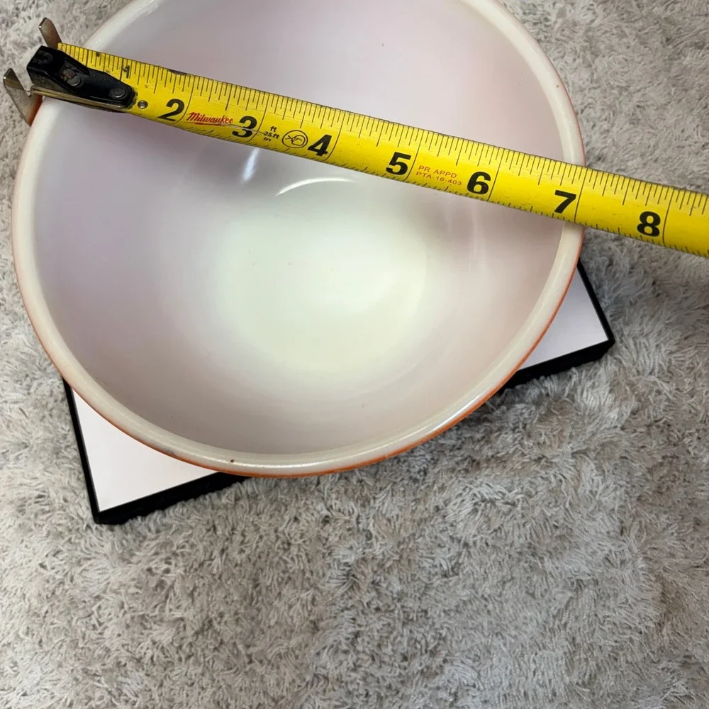 Vintage Pyrex Primary Red  Mixing Bowl 8.5
